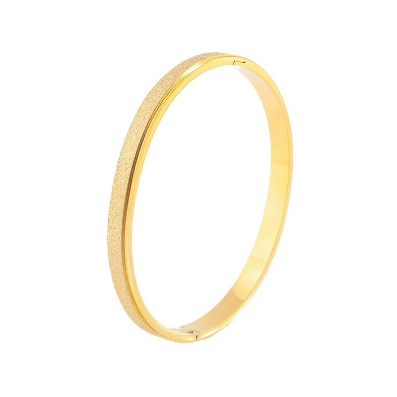 Titanstålarmbånd stjernehimmel, 18K